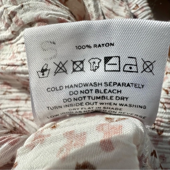 Faithfull The Brand Trinidad Rae Pink Floral Tie Front Cut Out Mini Dress - Picture 13 of 16